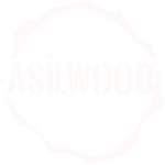 Asil Wood® beyaz logo