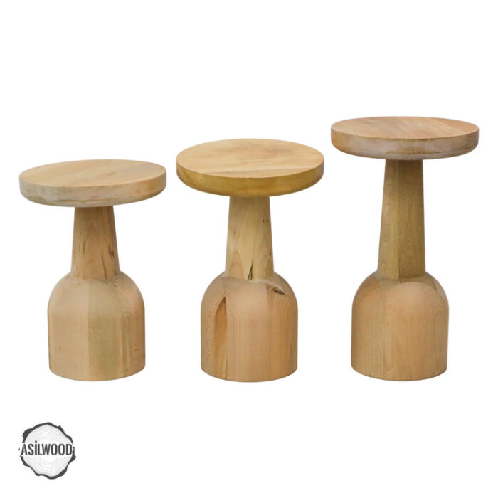 patara-3000-dogal-ahsap-mantar-sehpa-takimi-3.jpg Patara 3000 Doğal Ahşap Mantar Sehpa Takımı - Görsel 3
