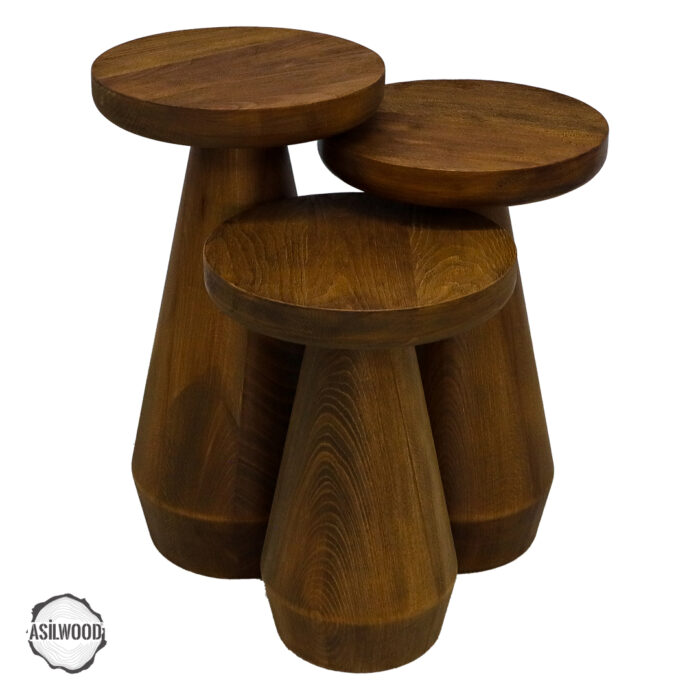 alinda-1002-mantar-sehpa-takimi-1.jpg Alinda 1002 Doğal Ahşap Dokulu Yüzeyli Mantar Sehpa Takımı - Görsel 1