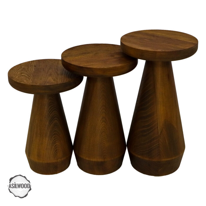 alinda-1002-mantar-sehpa-takimi-2.jpg Alinda 1002 Doğal Ahşap Dokulu Yüzeyli Mantar Sehpa Takımı - Görsel 2