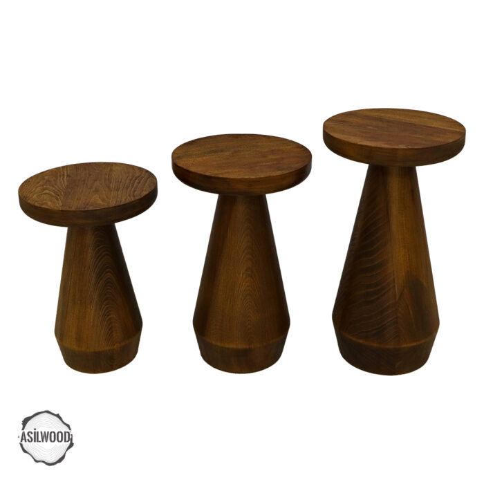 alinda-1002-mantar-sehpa-takimi-3.jpg Alinda 1002 Doğal Ahşap Dokulu Yüzeyli Mantar Sehpa Takımı - Görsel 3