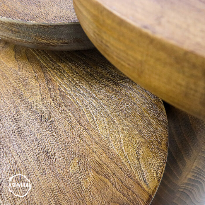 alinda-1002-mantar-sehpa-takimi-5.jpg Alinda 1002 Doğal Ahşap Dokulu Yüzeyli Mantar Sehpa Takımı - Görsel 5