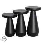 Alinda 1010 Doğal Ahşap Mantar Sehpa Takımı - Görsel 2