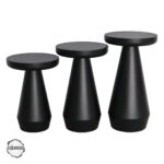 Alinda 1010 Doğal Ahşap Mantar Sehpa Takımı - Görsel 3