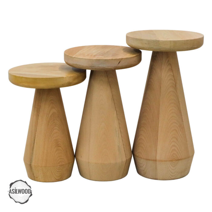 alinda-3000-mantar-sehpa-takimi-2.jpg Alinda 3000 Doğal Ahşap Mantar Sehpa Takımı - Görsel 2