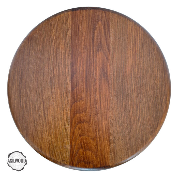 AsilWood 1011 Kayın Doğal Ahşap Mantar Sehpa 52x25 cm - Görsel 2