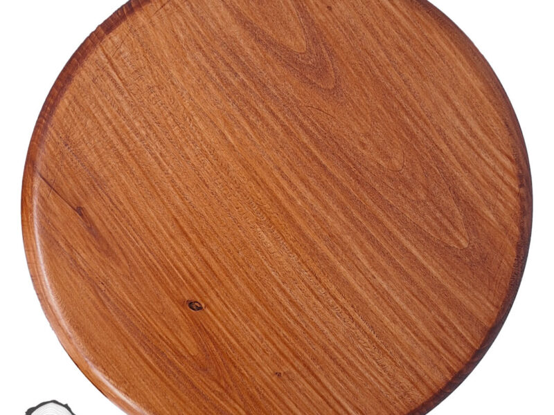 asilwood 1011 kayin dogal ahsap mantar sehpa 60x18 cm 2