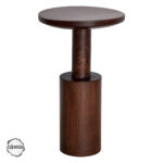 AsilWood 1012 Kayın Doğal Ahşap Mantar Sehpa 51x13 cm