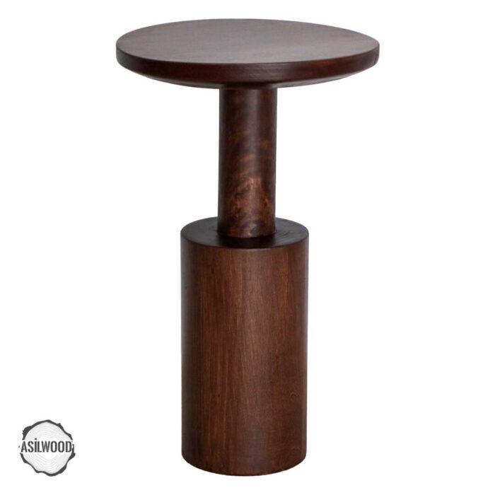 AsilWood 1012 Kayın Doğal Ahşap Mantar Sehpa 51x13 cm - Görsel 1