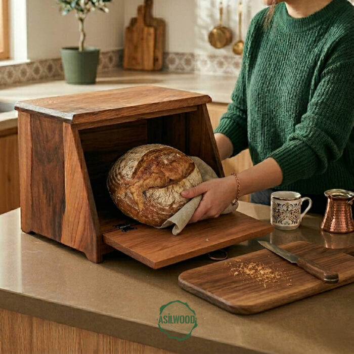 Masif Ceviz Ekmeklik - 2 Boy