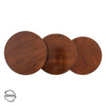 Assos 1002 Doğal Ahşap Mantar Sehpa Takımı - Görsel 5