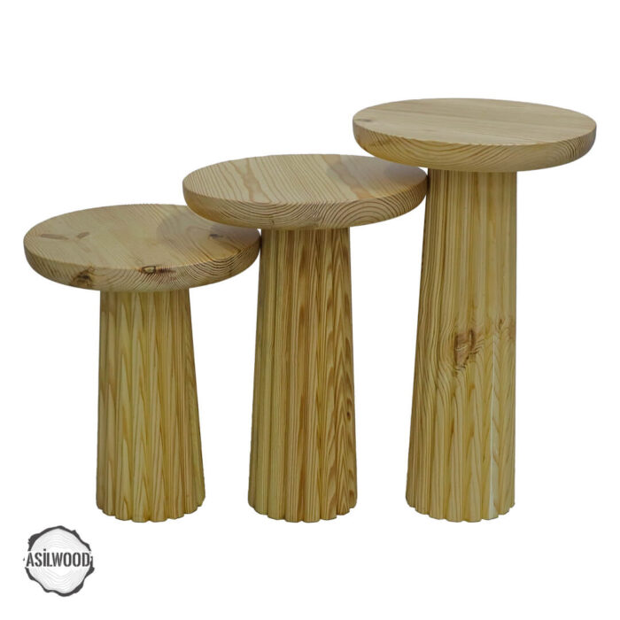 assos-2000-cizgili-cam-govde-dokulu-yuzey-mantar-sehpa-takimi-2.jpg Assos 2000 Çizgili Çam Gövde Dokulu Yüzey Mantar Sehpa Takımı - Görsel 2