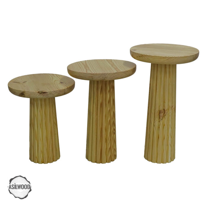 assos-2000-cizgili-cam-govde-dokulu-yuzey-mantar-sehpa-takimi-3.jpg Assos 2000 Çizgili Çam Gövde Dokulu Yüzey Mantar Sehpa Takımı - Görsel 3