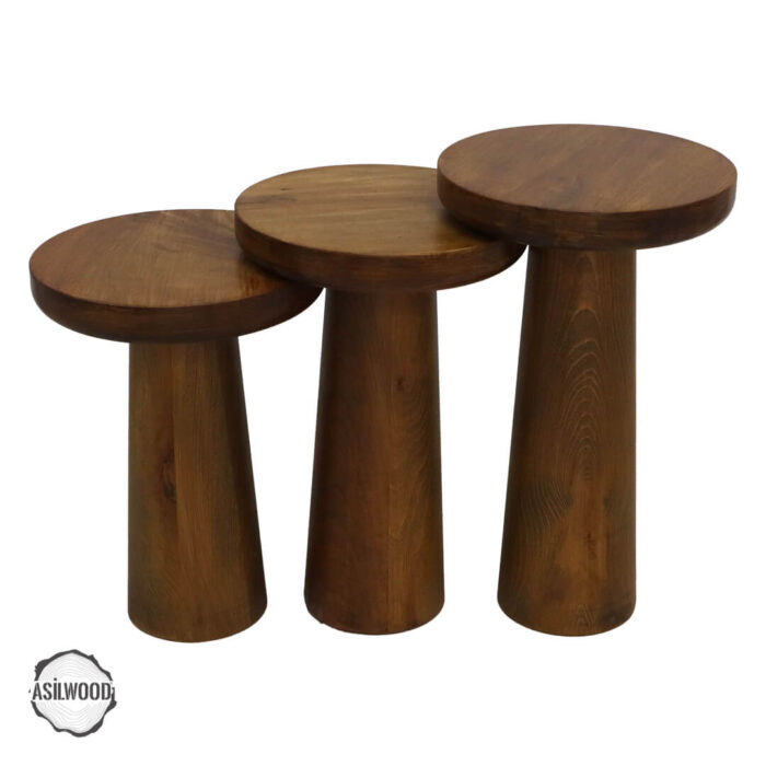 assos-4000-dogal-ahsap-mantar-sehpa-takimi-2.jpg Assos 4000 Doğal Ahşap Mantar Sehpa Takımı - Görsel 2