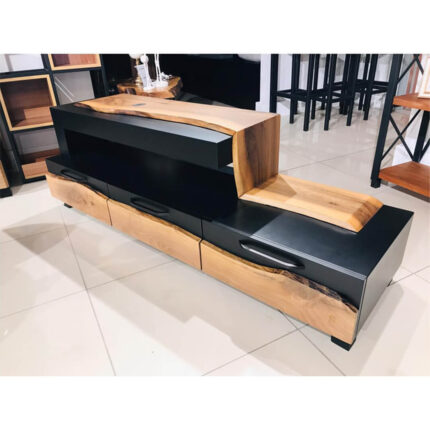 Çekmeceli Ceviz Siyah Lake TV Ünitesi