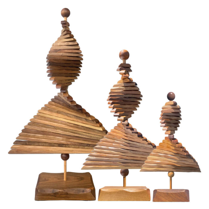 Ceviz Doğal Ahşap Dekoratif Çam Ağacı - 3 Farklı Boy Ceviz Doğal Ahşap Dekoratif Çam Ağacı - 3 Farklı Boy