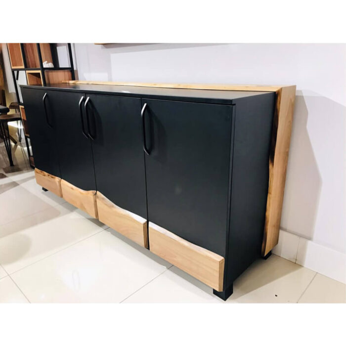 Ceviz Siyah Lake Konsol & TV Ünitesi - Görsel 6