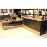 Siyah Lake Uygulamalı Ceviz Doğal Ahşap Konsol ve TV Ünitesi - Görsel 3