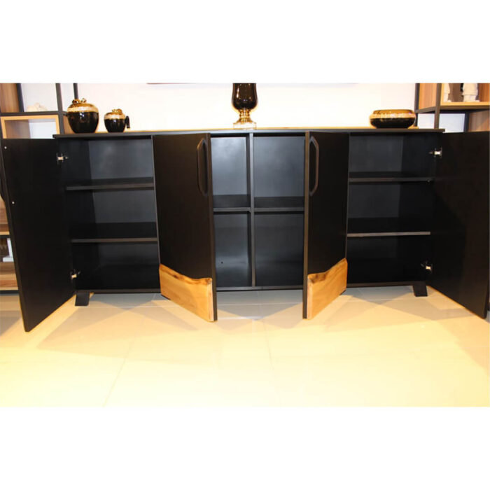 Ceviz Siyah Lake Konsol & TV Ünitesi - Görsel 4