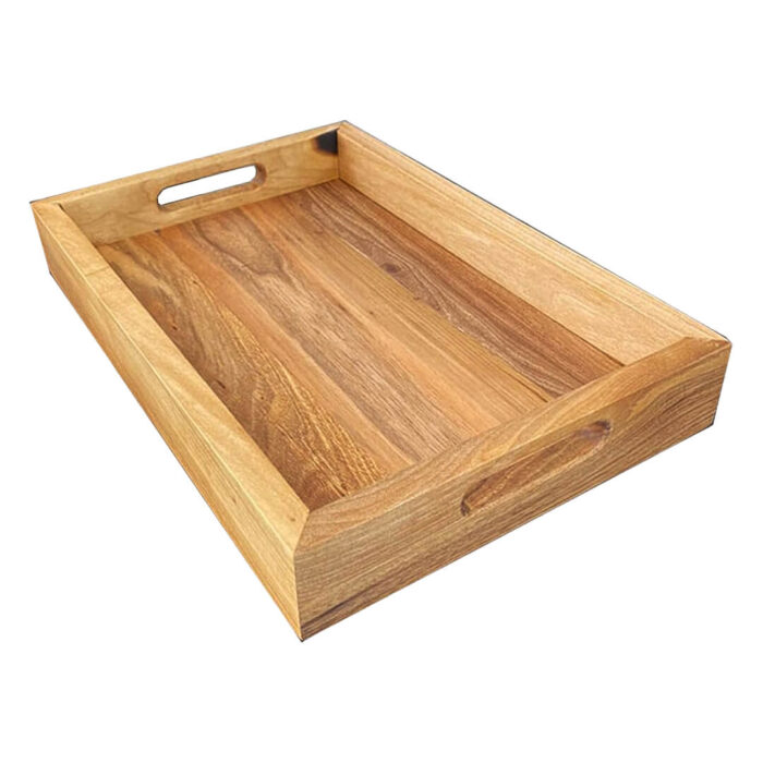 Ceviz Doğal Ahşap Sunumluk Tepsi - Görsel 1