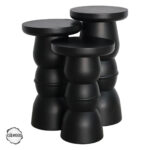 Gordion 1010 Doğal Ahşap Mantar Sehpa Takımı