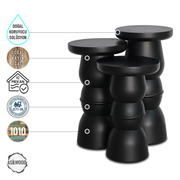 gordion-1010-mantar-sehpa-takimi-6.jpg Gordion 1010 Doğal Ahşap Mantar Sehpa Takımı - Görsel 6