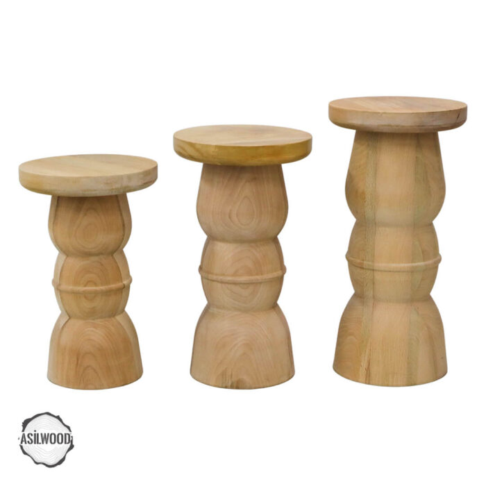 gordion-2000-mantar-sehpa-takimi-3.jpg Gordion 3000 Doğal Ahşap Mantar Sehpa Takımı - Görsel 3