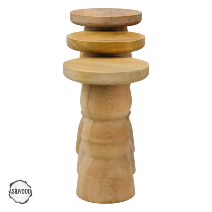 gordion-2000-mantar-sehpa-takimi-4.jpg Gordion 3000 Doğal Ahşap Mantar Sehpa Takımı - Görsel 4