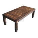 Ladin Doğal Ahşap Chocolate Orta Sehpa