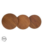 Lidya 1008 Doğal Ahşap Mantar Sehpa Takımı - Görsel 5