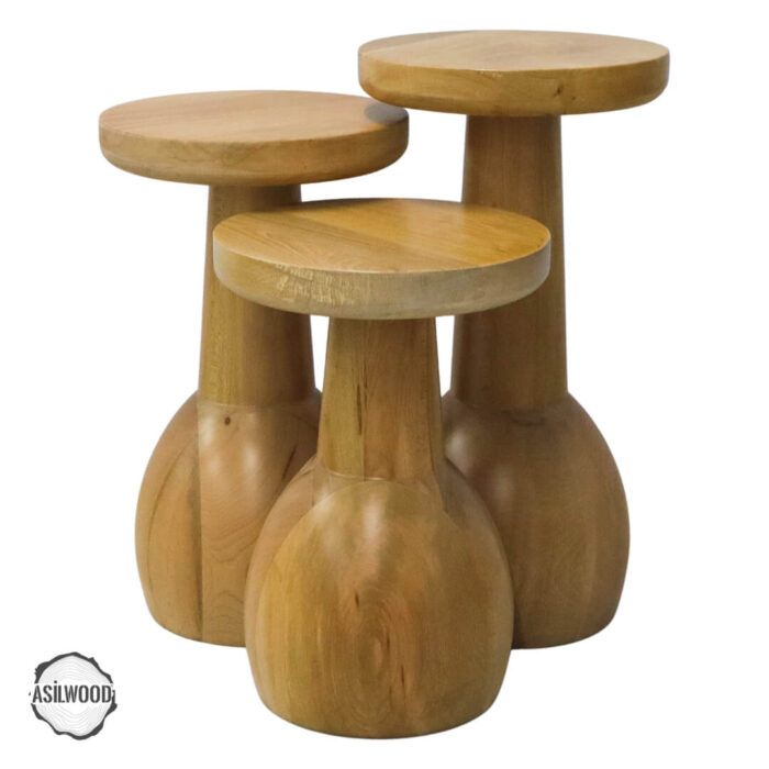 lidya-3000-dogal-ahsap-mantar-sehpa-takimi-1.jpg Lidya 3000 Doğal Ahşap Mantar Sehpa Takımı - Görsel 1