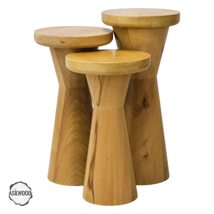 priene-3000-dogal-ahsap-mantar-sehpa-takimi-1.jpg Priene 3000 Doğal Ahşap Mantar Sehpa Takımı - Görsel 1