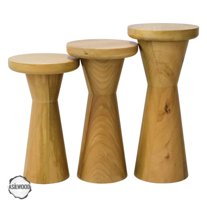 priene-3000-dogal-ahsap-mantar-sehpa-takimi-2.jpg Priene 3000 Doğal Ahşap Mantar Sehpa Takımı - Görsel 2