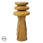 Priene 3000 Doğal Ahşap Mantar Sehpa Takımı - Görsel 4