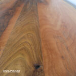 Rustik Stil Doğal Ceviz Ahşap TV Ünitesi - Görsel 6