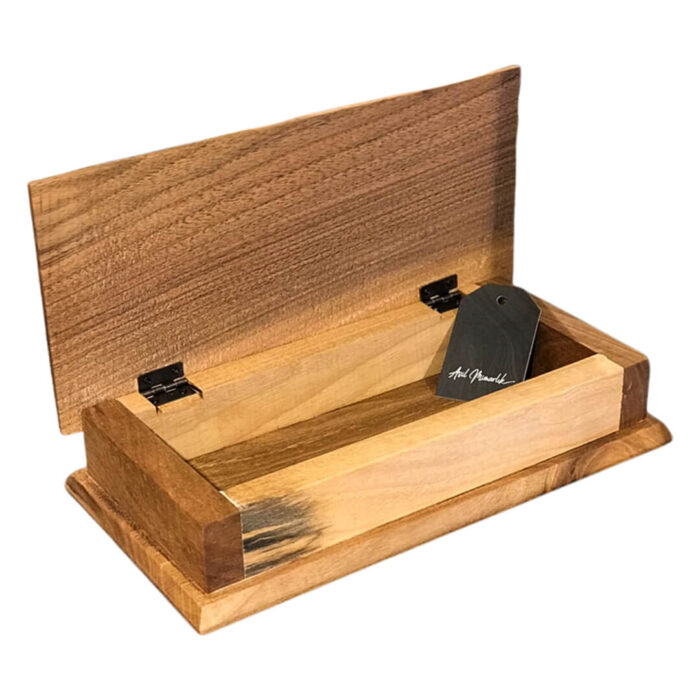 Desenli Tespihlik Organizer Hediyelik Çok Amaçlı Doğal Ahşap Kutu - Görsel 1