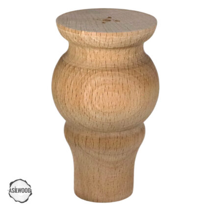 Ham Ahşap Mobilya Ayağı CNC Ayak 8x8x12 cm (Boyasız Doğal) 6 cnc torna ayak dogal ahsap mobilya ayagi awc 112 7 10