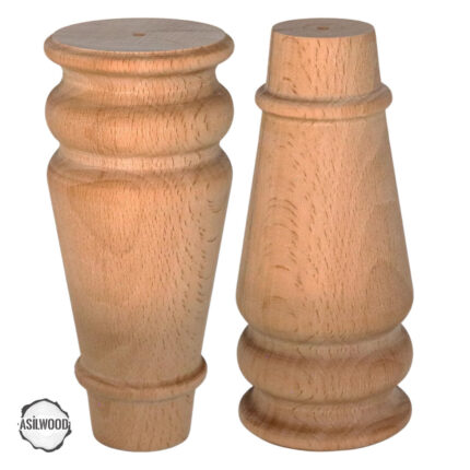Ham Ahşap Mobilya Ayağı CNC Ayak 8x8x12 cm (Boyasız Doğal) 8 cnc torna ayak dogal ahsap mobilya ayagi awc 124 7 15
