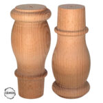 Ham Ahşap Mobilya Ayağı CNC Ayak 7x7x15 cm (Boyasız Doğal)