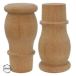 Ham Ahşap Mobilya Ayağı CNC Ayak 8x8x15 cm (Boyasız Doğal)