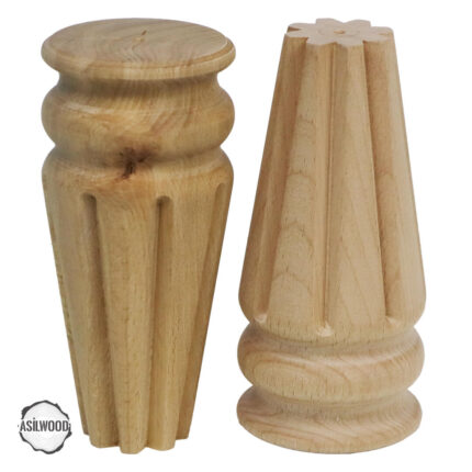 Ham Ahşap Mobilya Ayağı CNC Ayak 7x7x14 cm (Boyasız Doğal) 8 cnc torna ayak dogal ahsap mobilya ayagi awc 157 8 15 a