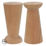Ham Ahşap Mobilya Ayağı CNC Ayak Konik 7x7x14 cm (Boyasız Doğal)