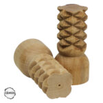 Ham Ahşap Mobilya Ayağı CNC Ayak Kozalak Biçim 8x8x15 cm (Boyasız Doğal) - Görsel 2