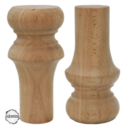 Ham Ahşap Mobilya Ayağı CNC Ayak 7x7x14 cm (Boyasız Doğal) 6 cnc torna ayak lamba bicimli dogal ahsap mobilya ayagi awc 146 8 15