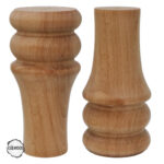 Ham Ahşap Mobilya Ayağı CNC Ayak Lamba Biçimli 8x8x15 cm (Boyasız Doğal)