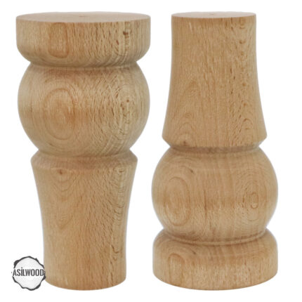 CNC Torna Ceviz Ahşap Küre Ayak Sehpa Ayağı 12 cnc torna ayak lamba bicimli dogal ahsap mobilya ayagi awc 148 8 15