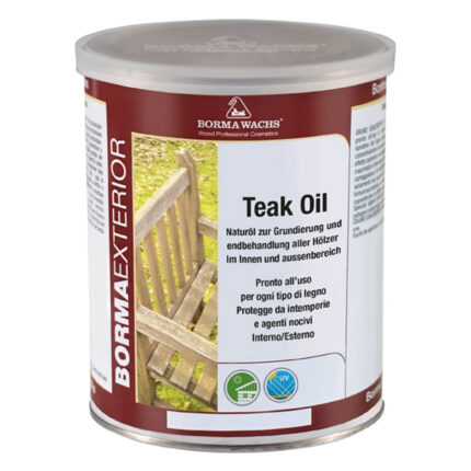 Borma Wachs Teak Oil - İç ve Dış Mekân Tik Yağı