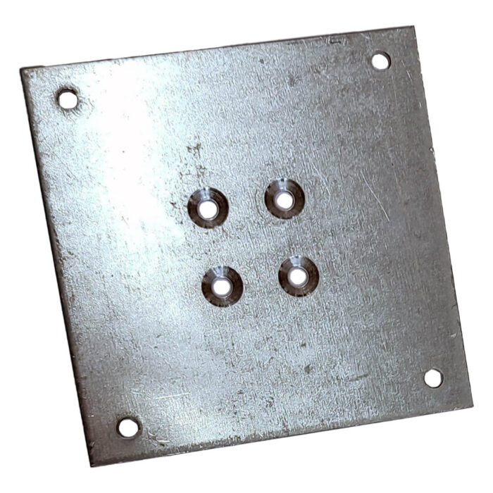 Ahşap Ayak Bağlantı Aparatı Montaj Sac Plakası (Vidalar Dahil) - Görsel 2