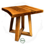 Masif Ceviz Sehpa - Canlı Kenar (Doğal Kenar)