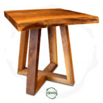 Masif Ceviz Sehpa - Canlı Kenar (Doğal Kenar)